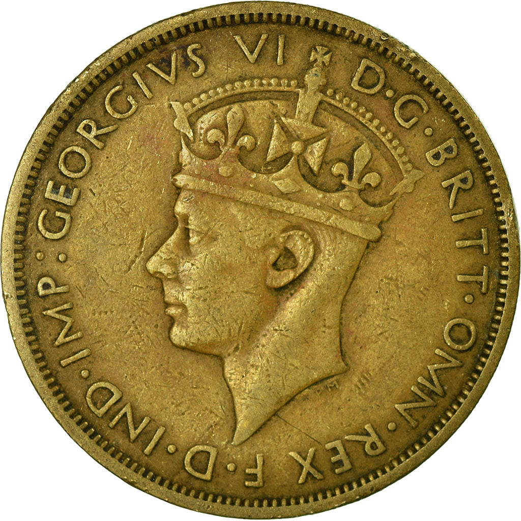 Moneda, ÁFRICA OCCIDENTAL BRITÁNICA, George VI, 2 Shillings, 1938, MBC