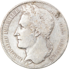 Coin, Belgium, Leopold I, 5 Francs, 5 Frank, 1848, VF(30-35), Silver, KM:3.2
