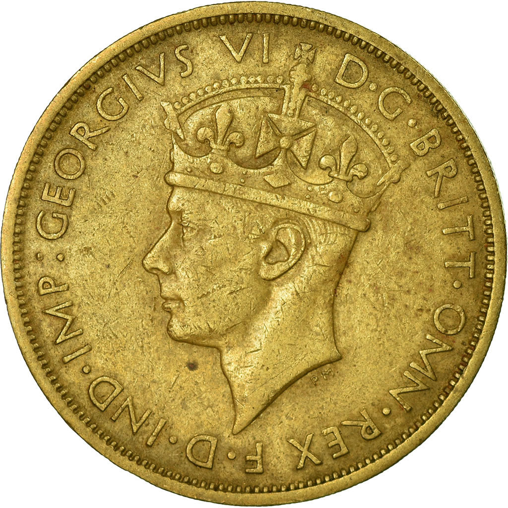 Coin, BRITISH WEST AFRICA, George VI, 2 Shillings, 1938, EF(40-45)