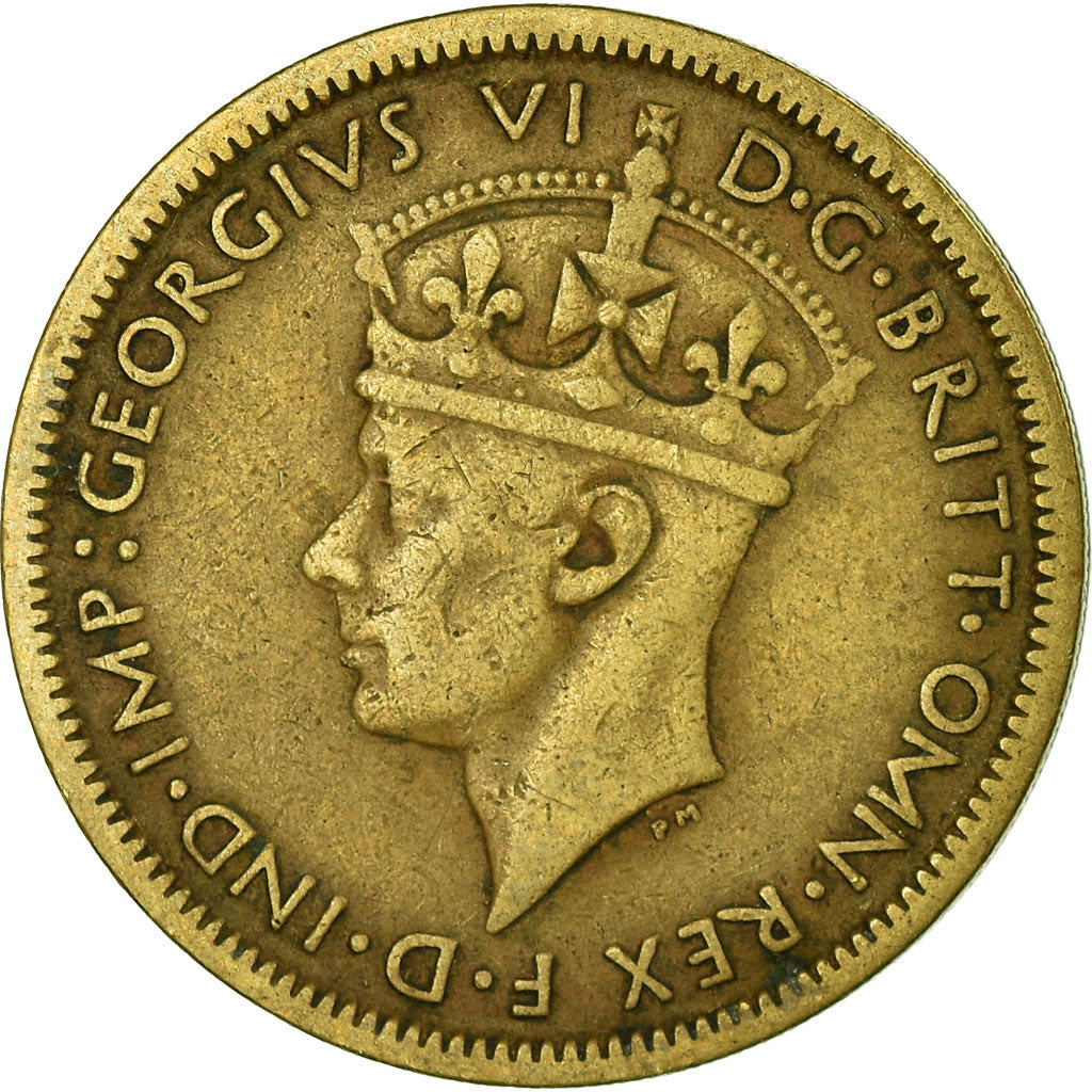 Coin, BRITISH WEST AFRICA, George VI, Shilling, 1939, EF(40-45), Nickel-brass
