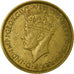 Moneta, AFRICA OCCIDENTALE BRITANNICA, George VI, Shilling, 1943, BB