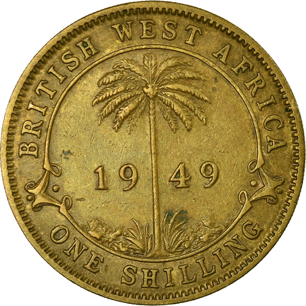 Moneta, AFRICA OCCIDENTALE BRITANNICA, George VI, Shilling, 1949, BB