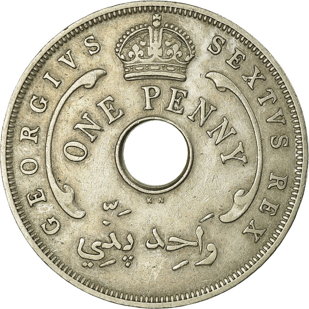 Coin, BRITISH WEST AFRICA, Penny, 1951, EF(40-45), Copper-nickel, KM:30