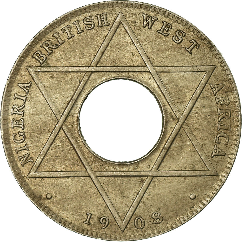 Coin, BRITISH WEST AFRICA, Edward VII, 1/10 Penny, 1908, EF(40-45)