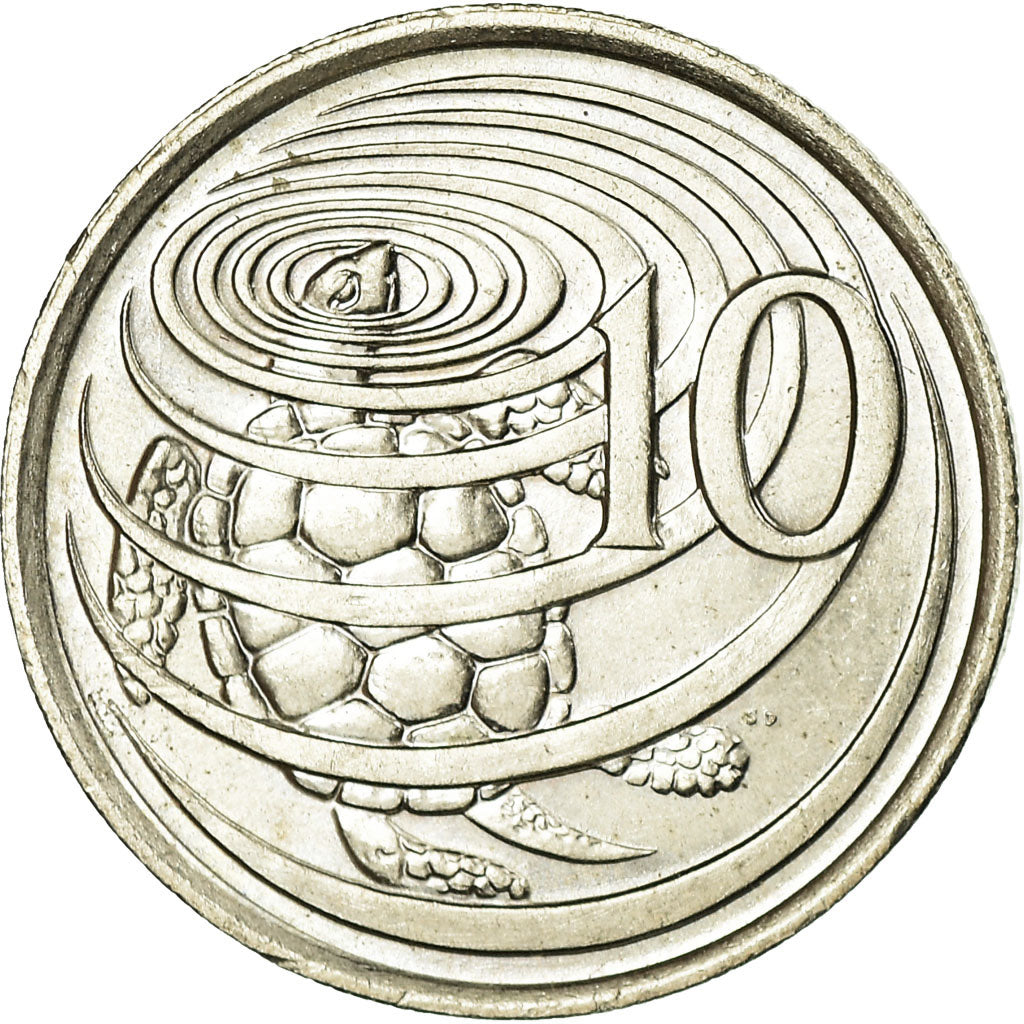 Coin, Cayman Islands, Elizabeth II, 10 Cents, 1982, EF(40-45), Copper-nickel