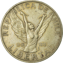 Moneda, Chile, 5 Pesos, 1978, MBC, Cobre - níquel, KM:209