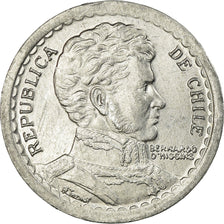 Coin, Chile, Peso, 1954, AU(55-58), Aluminum, KM:179a