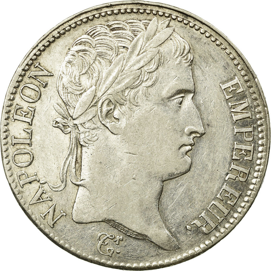 Monnaie, France, Napoléon I, 5 Francs, 1812, Perpignan, TTB+, Argent