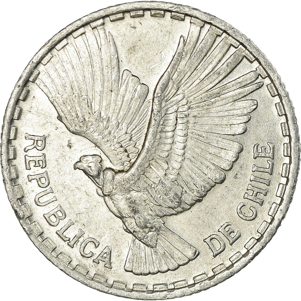 Coin, Chile, 1/2 Centesimo, 1962, EF(40-45), Aluminum, KM:192