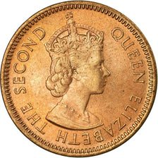 Moneta, Stati dei Caraibi Orientali, Elizabeth II, 1/2 Cent, 1955, SPL-, Bronzo