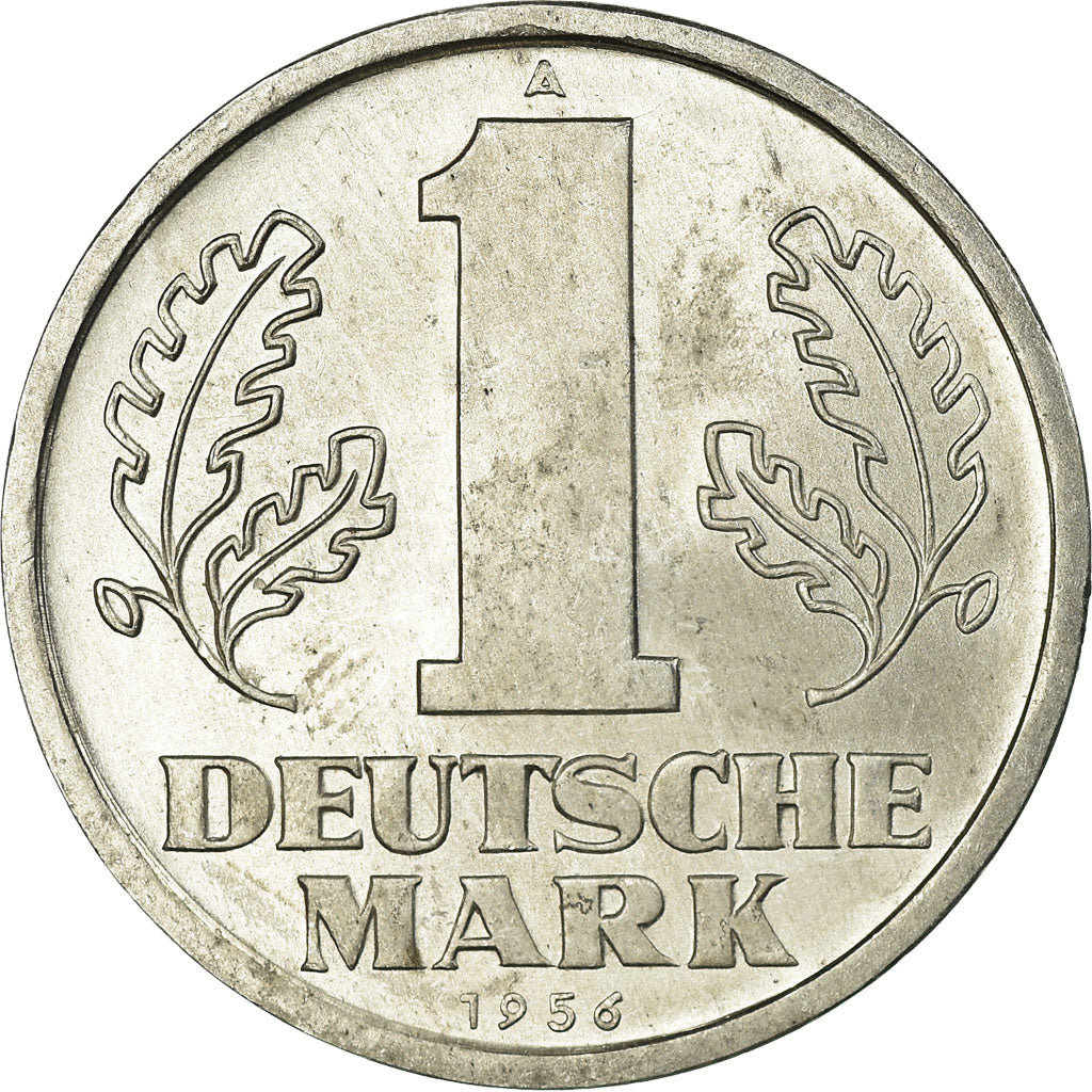 Münze, GERMAN-DEMOCRATIC REPUBLIC, Mark, 1956, Berlin, VZ, Aluminium, KM:13