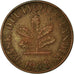Coin, GERMANY - FEDERAL REPUBLIC, Pfennig, 1948, Stuttgart, EF(40-45), Copper