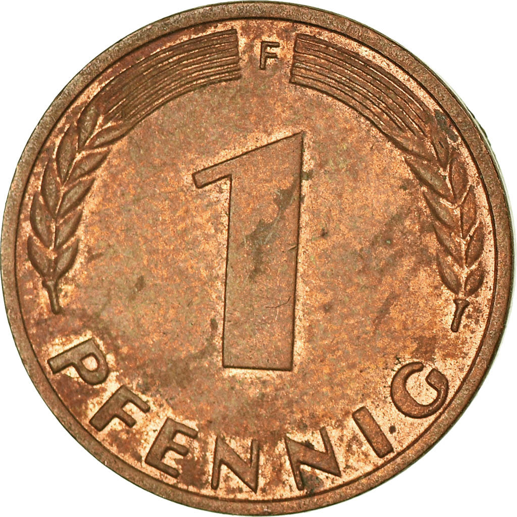 Monnaie, République fédérale allemande, Pfennig, 1972, Stuttgart, TTB, Copper