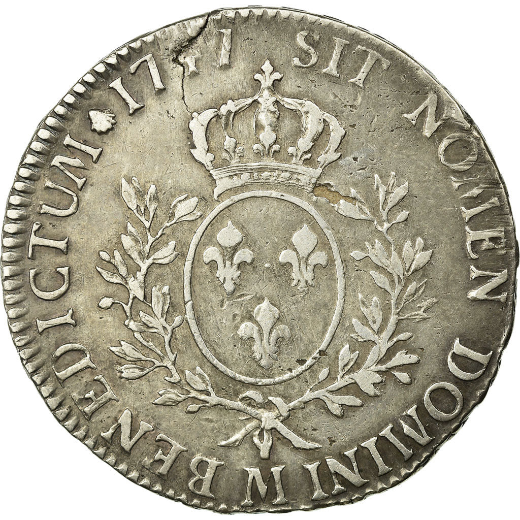 Francia, Louis XV, Écu au bandeau, 1741, Toulouse, Argento, MB+, Gadoury:322