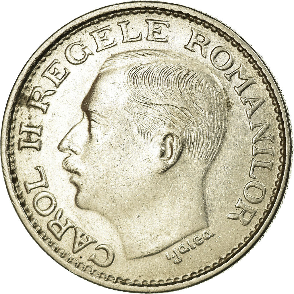 Moneta, Romania, Carol II, 100 Lei, 1936, SPL-, Nichel, KM:54