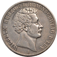 GERMAN STATES, Thaler, 1858, KM #1152, AU(50-53), Silver, 18.27