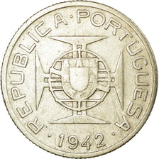 Coin, Mozambique, 2-1/2 Escudos, 1942, VF(30-35), Silver, KM:68
