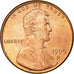 Moneta, USA, Lincoln Cent, Cent, 1995, U.S. Mint, Denver, AU(55-58), Miedź