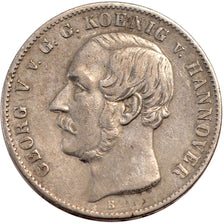 Germany, Thaler, 1855, EF(40-45), Silver, 22.08