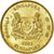 Coin, Singapore, 5 Cents, 2001, Singapore Mint, EF(40-45), Aluminum-Bronze