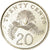Moneta, Singapore, 20 Cents, 2011, Singapore Mint, BB, Rame-nichel, KM:101