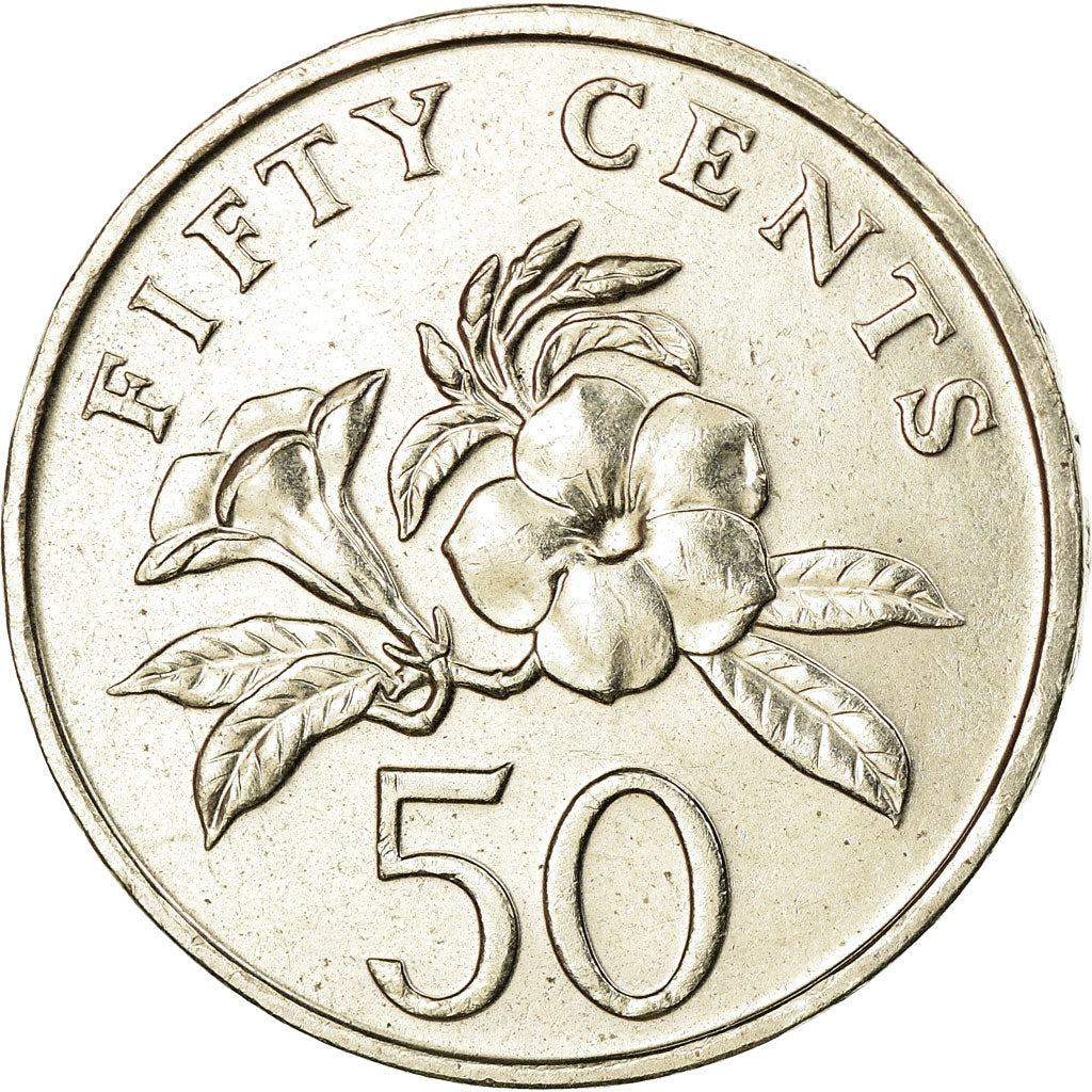 Münze, Singapur, 50 Cents, 2011, Singapore Mint, SS, Copper-nickel, KM:102