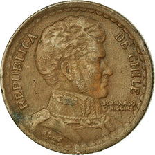 Coin, Chile, Peso, 1949, EF(40-45), Copper, KM:179