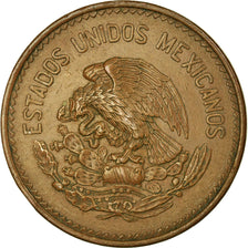 Moneda, México, 20 Centavos, 1952, Mexico City, BC+, Bronce, KM:439