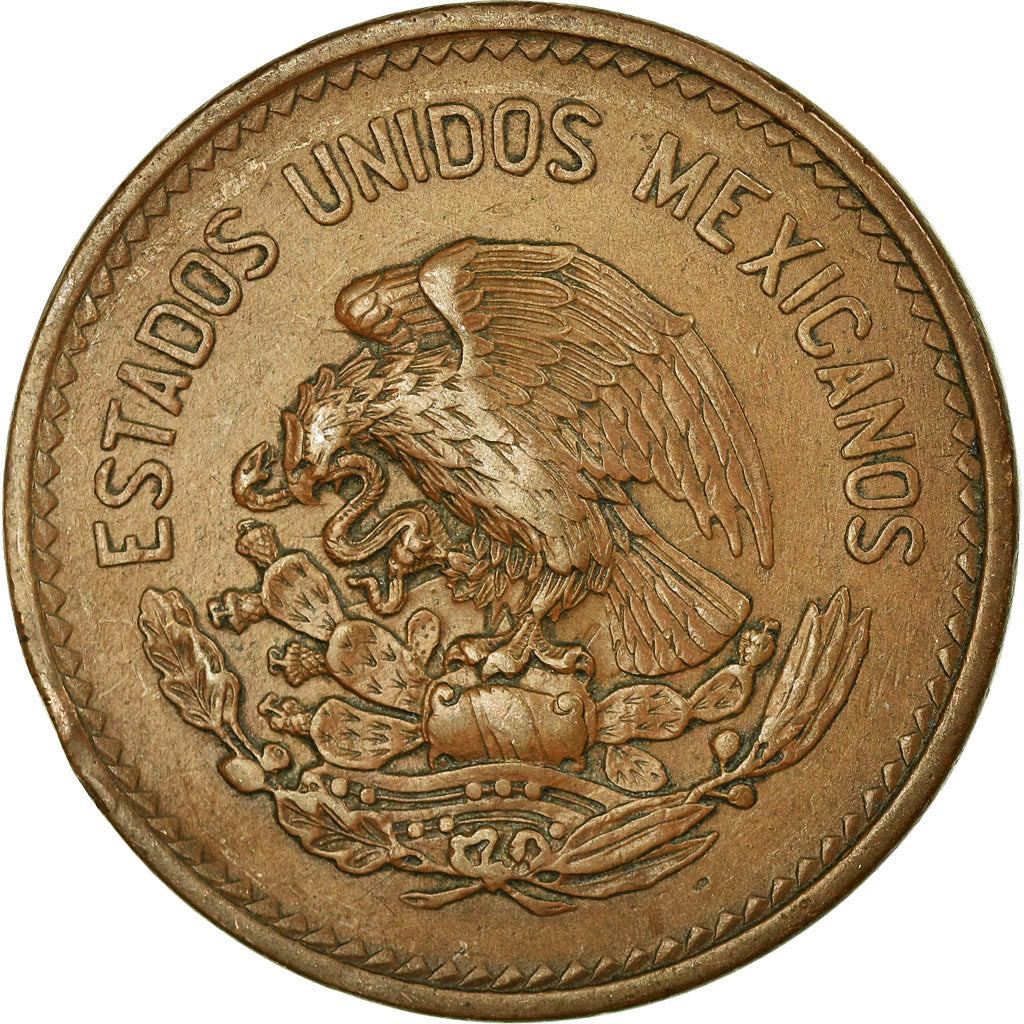 Coin, Mexico, 20 Centavos, 1943, Mexico City, VF(30-35), Bronze, KM:439