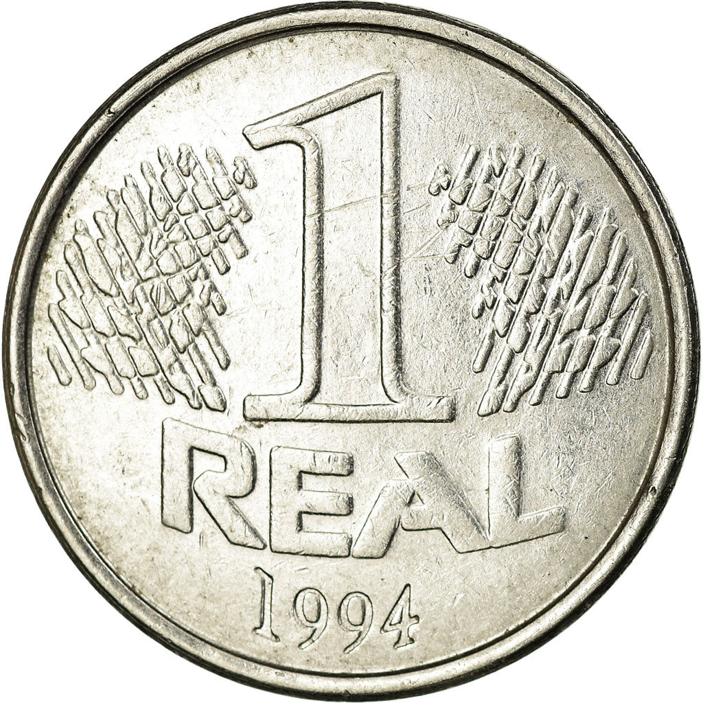 Coin, Brazil, Real, 1994, EF(40-45), Stainless Steel, KM:636