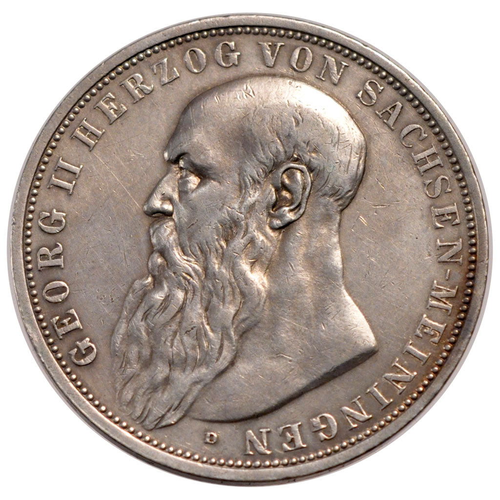 Germany, 3 Mark, 1908, AU(50-53), Silver, 16.61