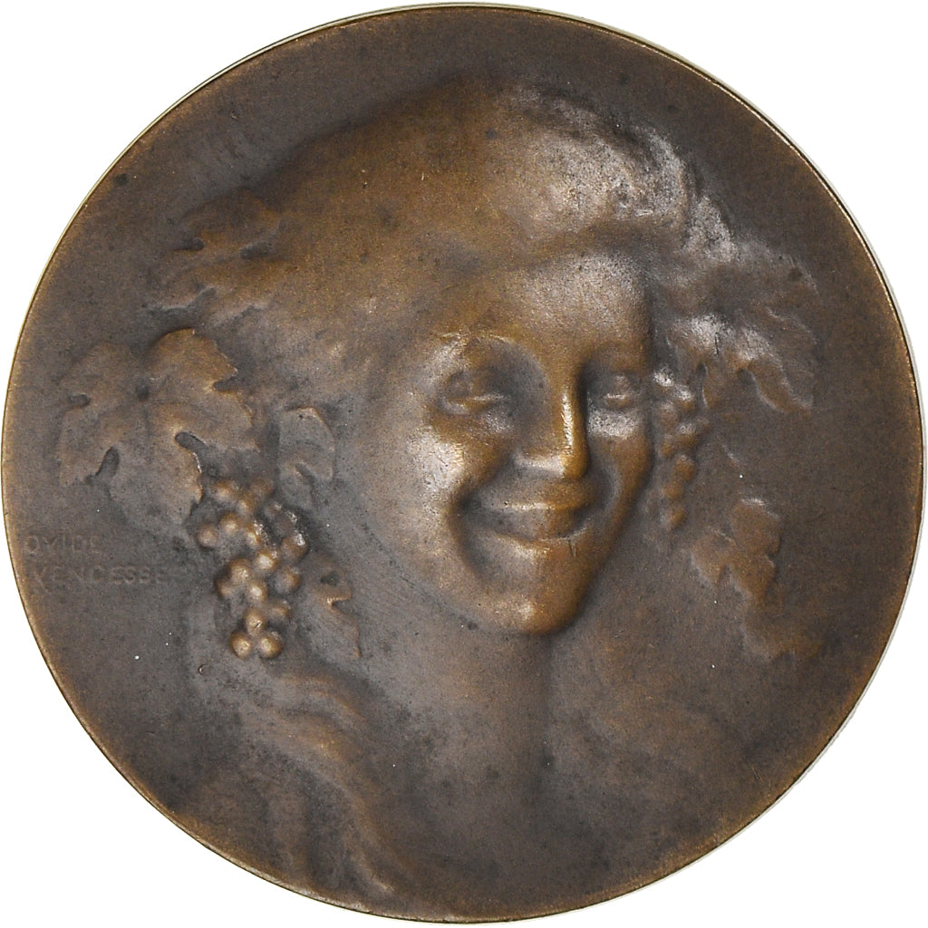 Frankreich, Medaille, La Grappe, Société de la Côte d'Or, Agriculture, Ovide