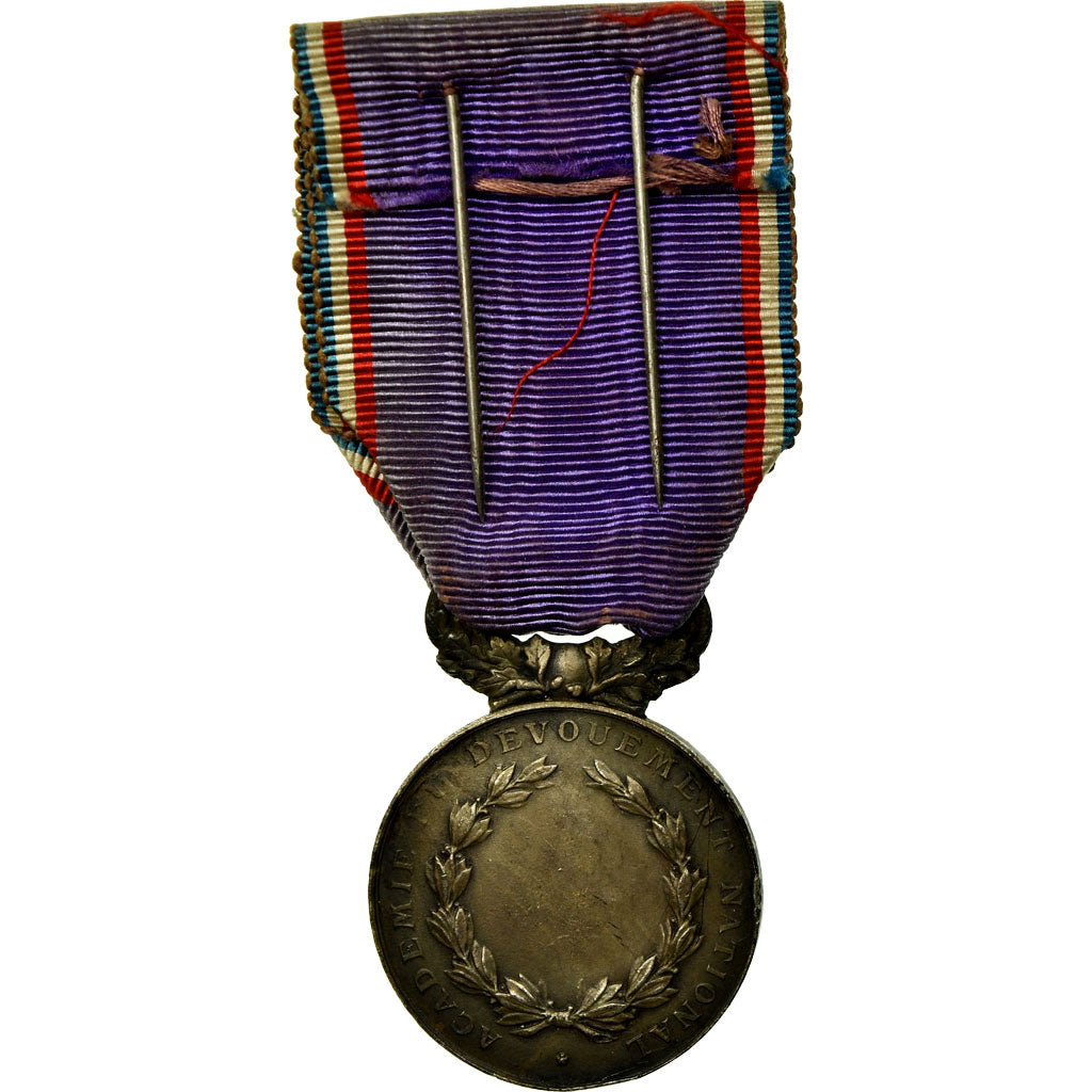 France, Académie du dévouement national, Medal, Very Good Quality, Bottée