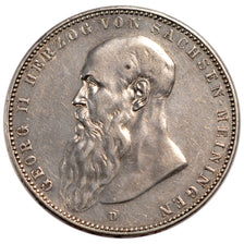 GERMAN STATES, 5 Mark, 1902, Munich, KM #200, AU(50-53), Silver, 38, 27.69