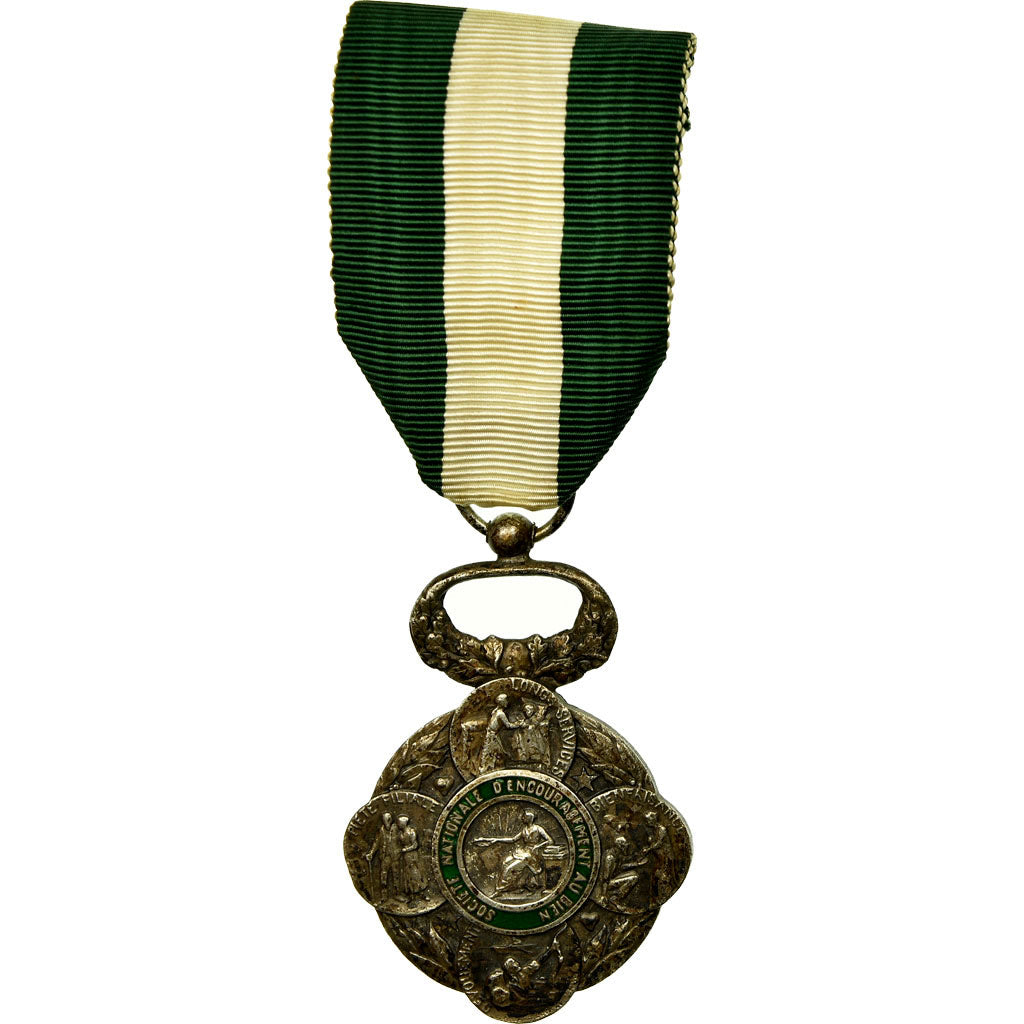 Francia, Société Nationale d'Encouragement au bien, medaglia, 1933, Ottima