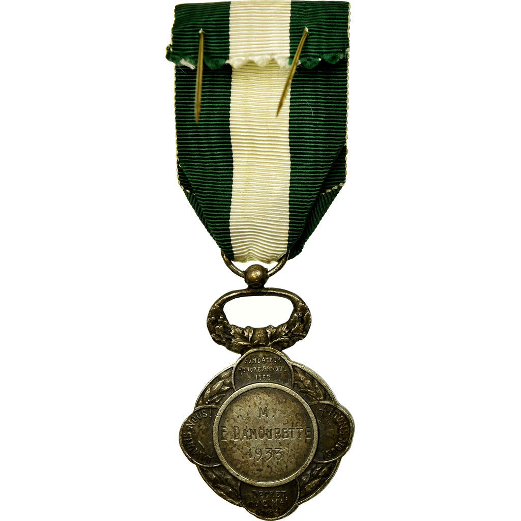 Francia, Société Nationale d'Encouragement au bien, medaglia, 1933, Ottima