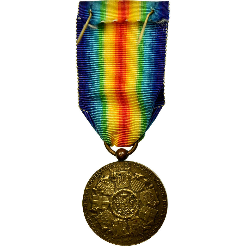 Francia, La Grande Guerre pour la Civilisation, medalla, 1914-1918, Excellent