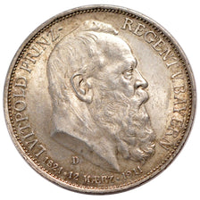 Germany, 3 Mark, 1911, AU(50-53), Silver, 16.68