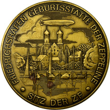Alemania, medalla, Friedrichshafen Geburtsstatte der Zeppeline, EBC+, Bronce