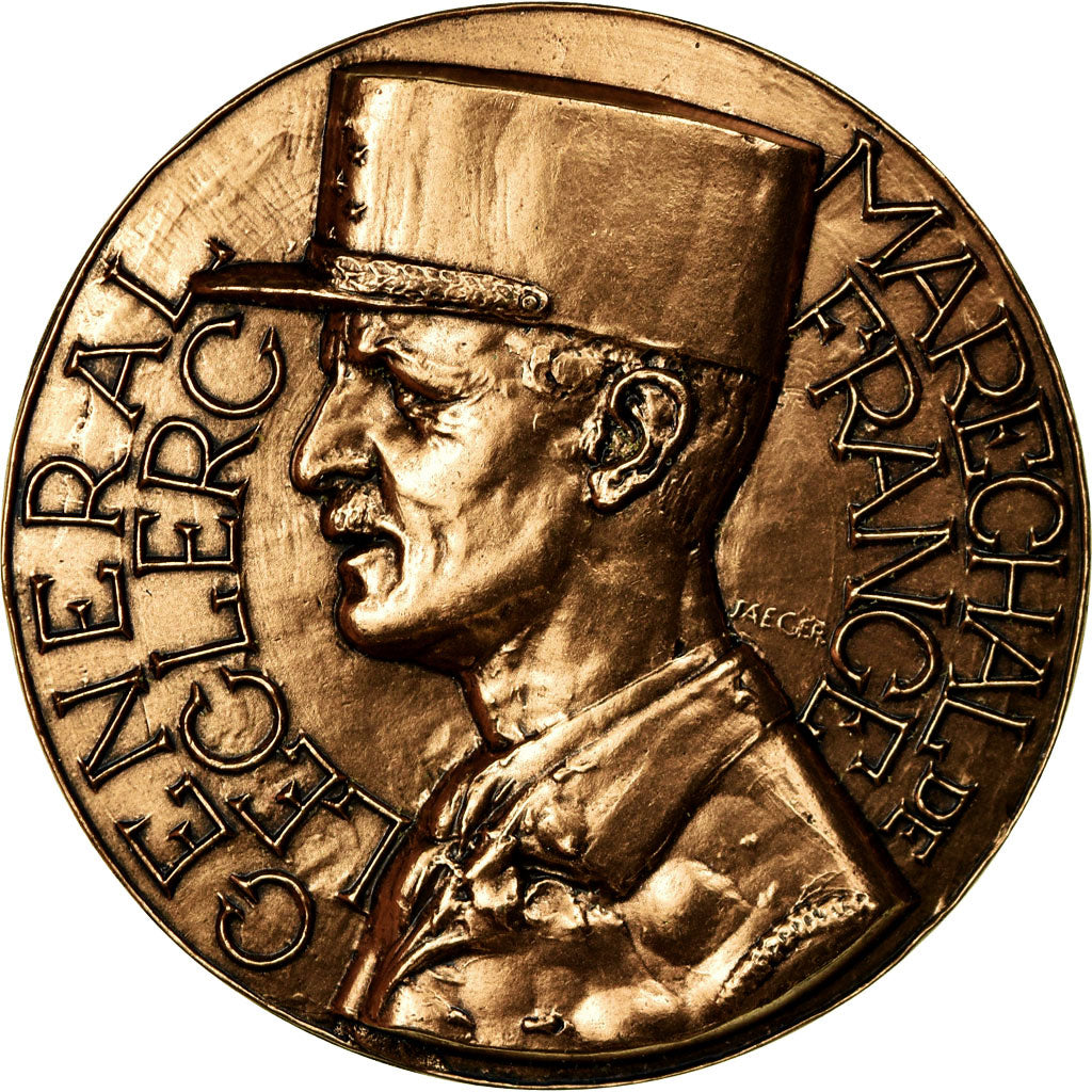 France, Medal, Général Leclerc, Maréchal de France, De Jaeger, MS(65-70)