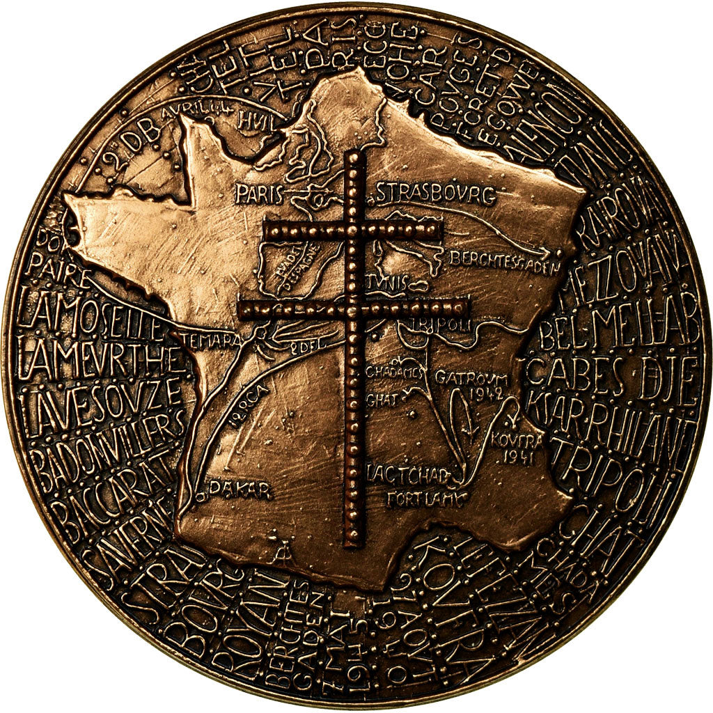 France, Medal, Général Leclerc, Maréchal de France, De Jaeger, MS(65-70)