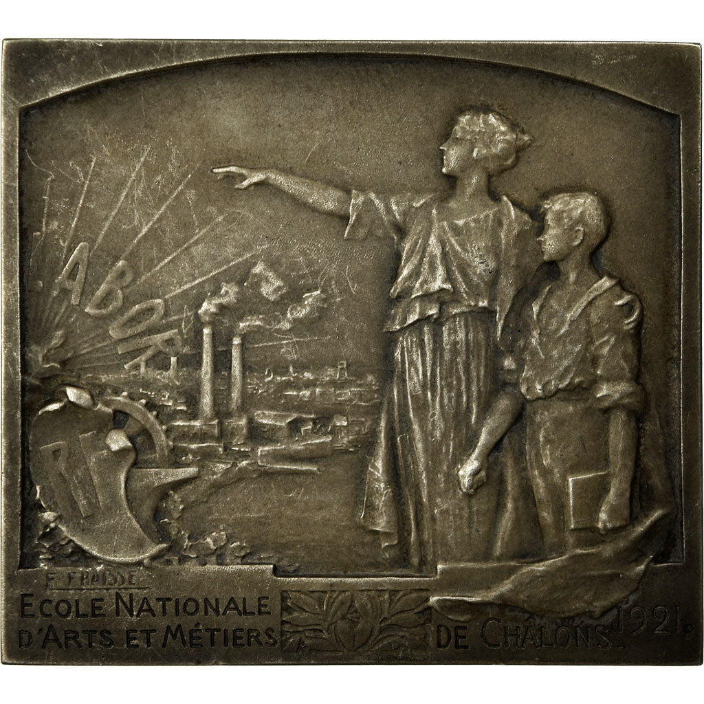 Frankrijk, Medaille, Ecole Nationale d'Arts et Métiers de Châlons, 1921