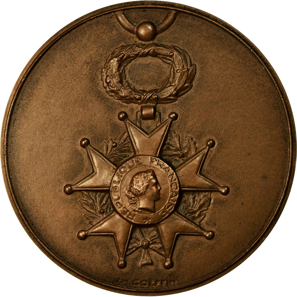 Francia, medalla, Société d'Entraide de la Légion d'Honneur, 1972, Coeffin