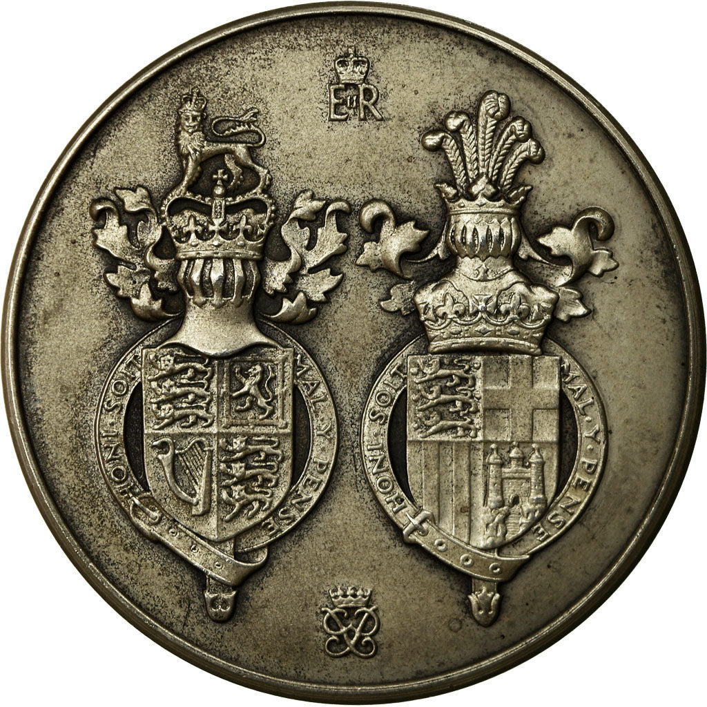 United Kingdom , Médaille, Silver Wedding Anniversary of the Queen and the Duke