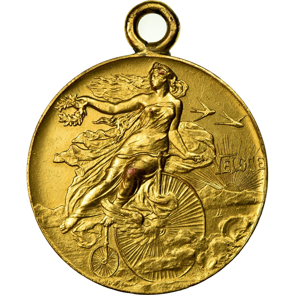 Switzerland, Medal, Vélo, Bezirksrennen Winterthur, 1899, AU(50-53), Copper