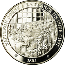 France, Medal, Napoléon Ier, Code Civil (1804), MS(65-70), Silver