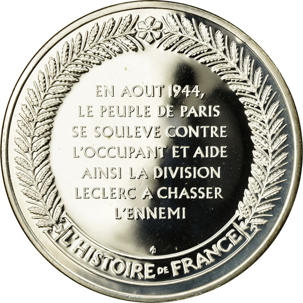 France, Medal, Libération de Paris - Les Champs Elisées, MS(65-70), Silver