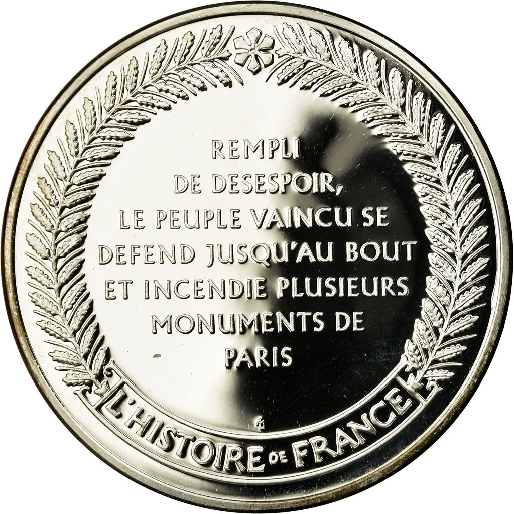 França, Medal, Troisième République, Incendie de l'Hôtel de Ville de Paris