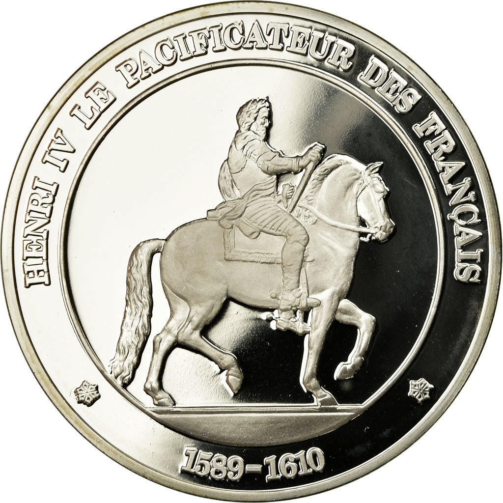 France, Medal, Henri IV, Pacificateur des Français., MS(65-70), Silver