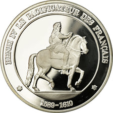 France, Medal, Henri IV, Pacificateur des Français., MS(65-70), Silver